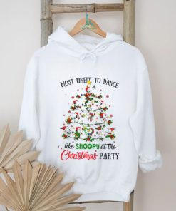 Most Likely To Dance Like Snoopy At The Christmas Party Shirt