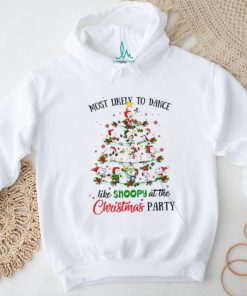 Most Likely To Dance Like Snoopy At The Christmas Party Shirt