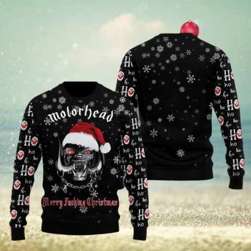 Motorhead Merry Fucking Christmas Ho Ho Ho Ugly Sweater