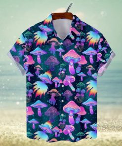 Mushroom Amazing Short Sleeve Aloha Hawaiian Shirt Summer Gift For Men And Women