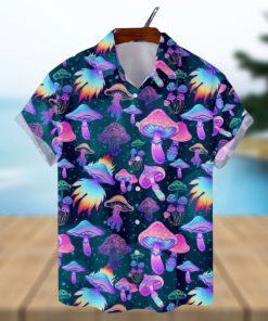 Mushroom Amazing Short Sleeve Aloha Hawaiian Shirt Summer Gift For Men And Women