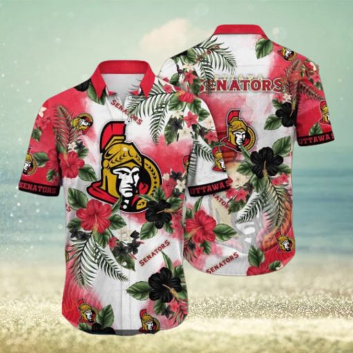 Music Festivals Time – Ottawa Senators NHL Hawaiian Aloha Shirt