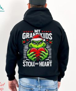 My Grandkids Stole My Heart Funny Christmas Vintage Shirt