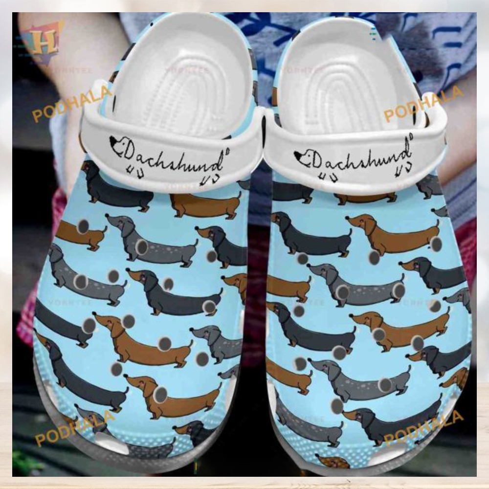 My Love Dachshund Blue Crocs My Love Dachshund Blue Crocs