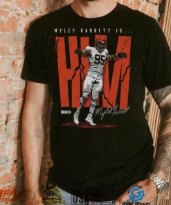 Myles Garrett Cleveland HIM WHT Shirt