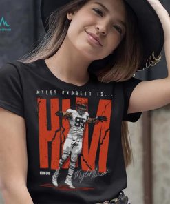 Myles Garrett Cleveland HIM WHT Shirt