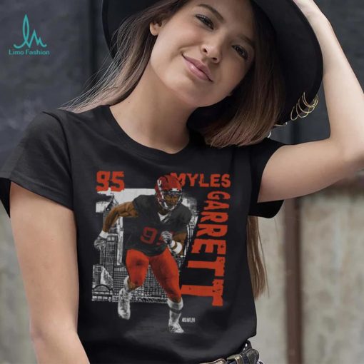 Myles Garrett Cleveland Player Name WHT Shirt
