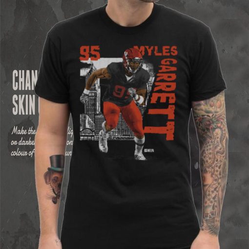 Myles Garrett Cleveland Player Name WHT Shirt