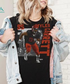 Myles Garrett Cleveland Player Name WHT Shirt