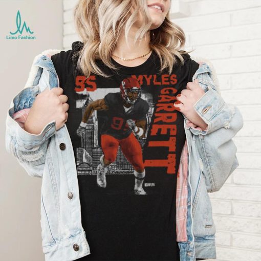 Myles Garrett Cleveland Player Name WHT Shirt