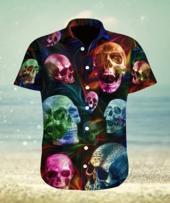 Mysterious Skull Commands Attention Hawaiian Shirt