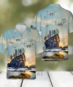 NASA Army Bell XV 15 Hawaiian Shirt
