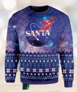 NASA With Santa 2023 Ugly Christmas Sweater