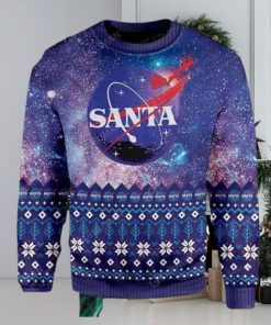 NASA With Santa 2023 Ugly Christmas Sweater