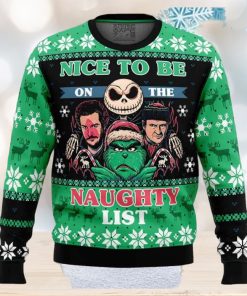 NAUGHTY LIST CLUB POP CULTURE UGLY CHRISTMAS SWEATER