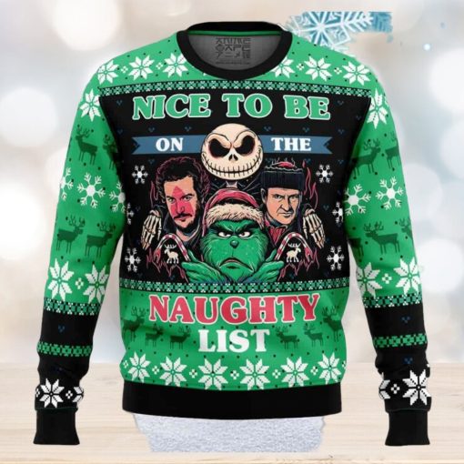 NAUGHTY LIST CLUB POP CULTURE UGLY CHRISTMAS SWEATER