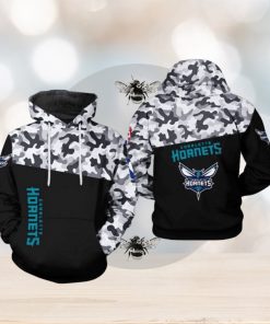NBA Charlotte Hornets Black Camo Pullover Hoodie