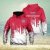 NFL Detroit Lions White Blue Camo Zip Up Hoodie