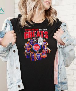 NBA Detroit Pistons all time greats players signatures logo shirt, hoodie, sweater, long sleeve and tank top NBA Detroit Pistons all time greats players signatures logo shirt