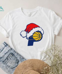NBA Indiana Pacers basketball Santa hat logo shirt, hoodie, sweater, long sleeve and tank top NBA Indiana Pacers basketball Santa hat logo shirt