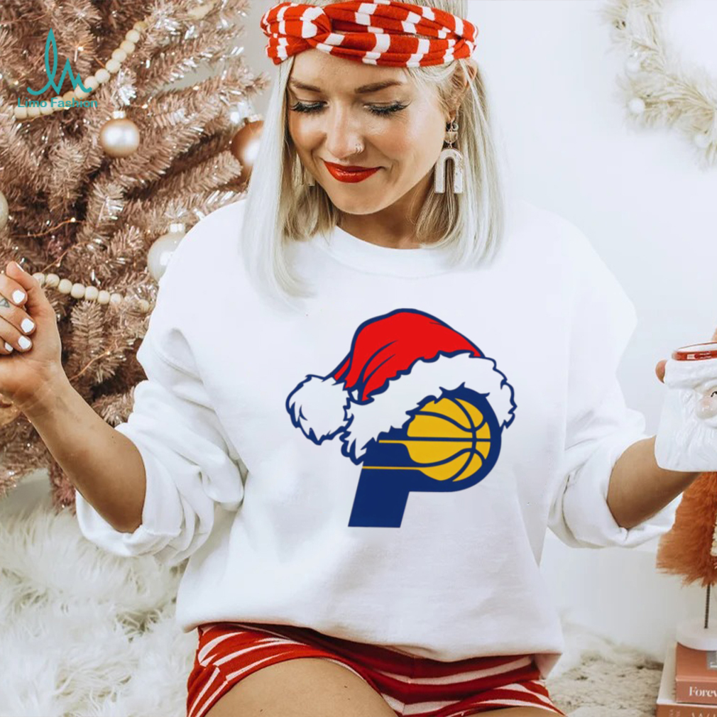 NBA Indiana Pacers basketball Santa hat logo shirt NBA Indiana Pacers basketball Santa hat logo shirt