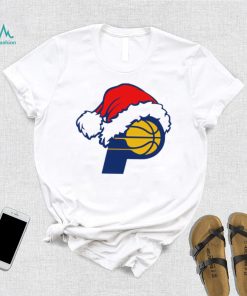 NBA Indiana Pacers basketball Santa hat logo shirt, hoodie, sweater, long sleeve and tank top NBA Indiana Pacers basketball Santa hat logo shirt