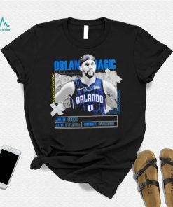 NBA Jalen Suggs Orlando Magic basketball player information paper shirt