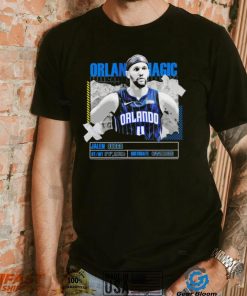 NBA Jalen Suggs Orlando Magic basketball player information paper shirt