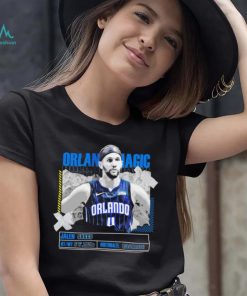 NBA Jalen Suggs Orlando Magic basketball player information paper shirt