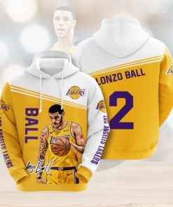 NBA Los Angeles Lakers Lonzo Ball Pullover Hoodie