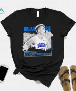 NBA Moritz Wagner Orlando Magic basketball player information paper shirt