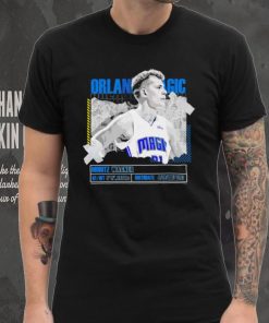 NBA Moritz Wagner Orlando Magic basketball player information paper shirt