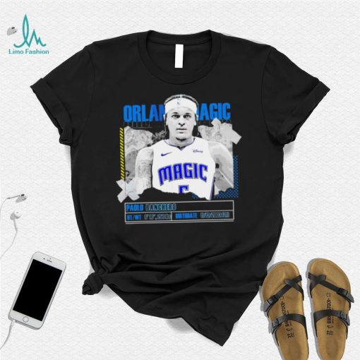 NBA Paolo Banchero Orlando Magic basketball player information paper shirt