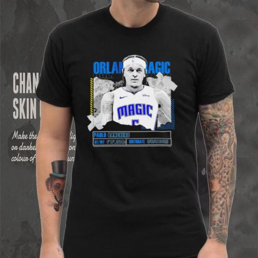 NBA Paolo Banchero Orlando Magic basketball player information paper shirt