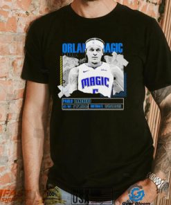 NBA Paolo Banchero Orlando Magic basketball player information paper shirt