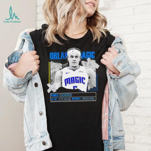 NBA Paolo Banchero Orlando Magic basketball player information paper shirt