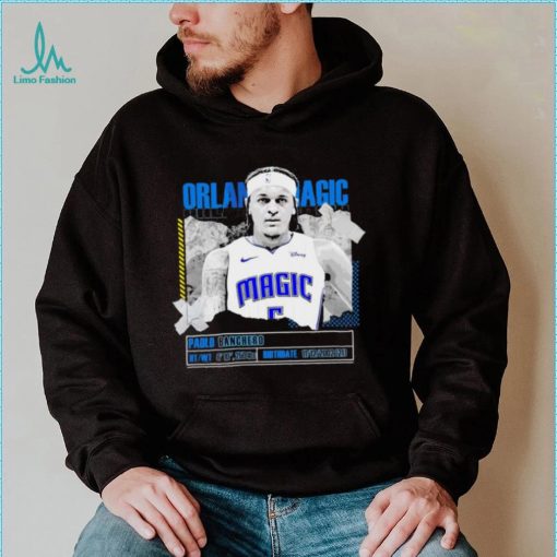 NBA Paolo Banchero Orlando Magic basketball player information paper shirt