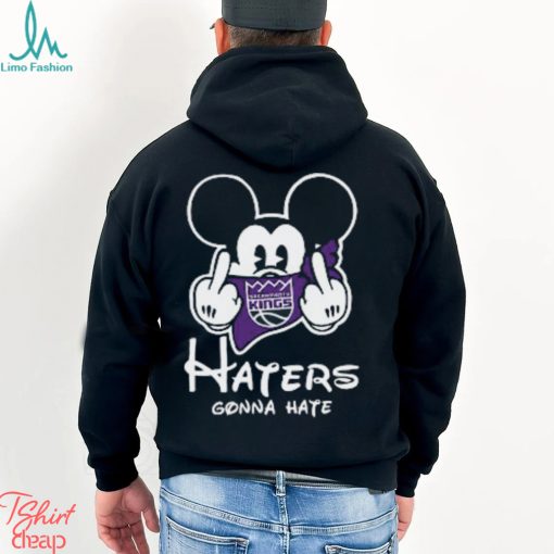 NBA Sacramento Kings Haters Gonna Hate Mickey Mouse Disney Basketball T Shirt