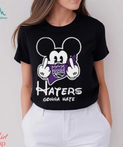 NBA Sacramento Kings Haters Gonna Hate Mickey Mouse Disney Basketball T Shirt