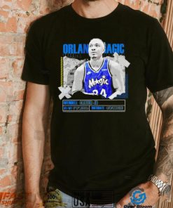 NBA Wendell Carter Jr Orlando Magic basketball player information paper shirt