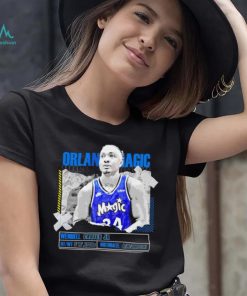 NBA Wendell Carter Jr Orlando Magic basketball player information paper shirt