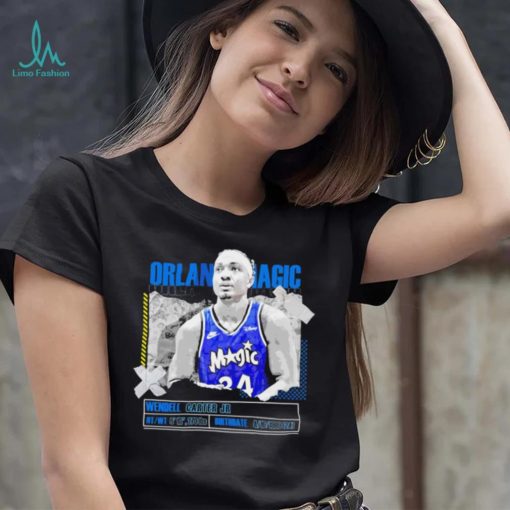 NBA Wendell Carter Jr Orlando Magic basketball player information paper shirt