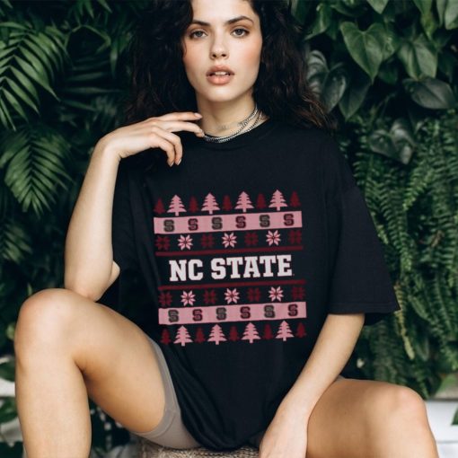 NC State Wolfpack Holiday Christmas Tree T Shirt