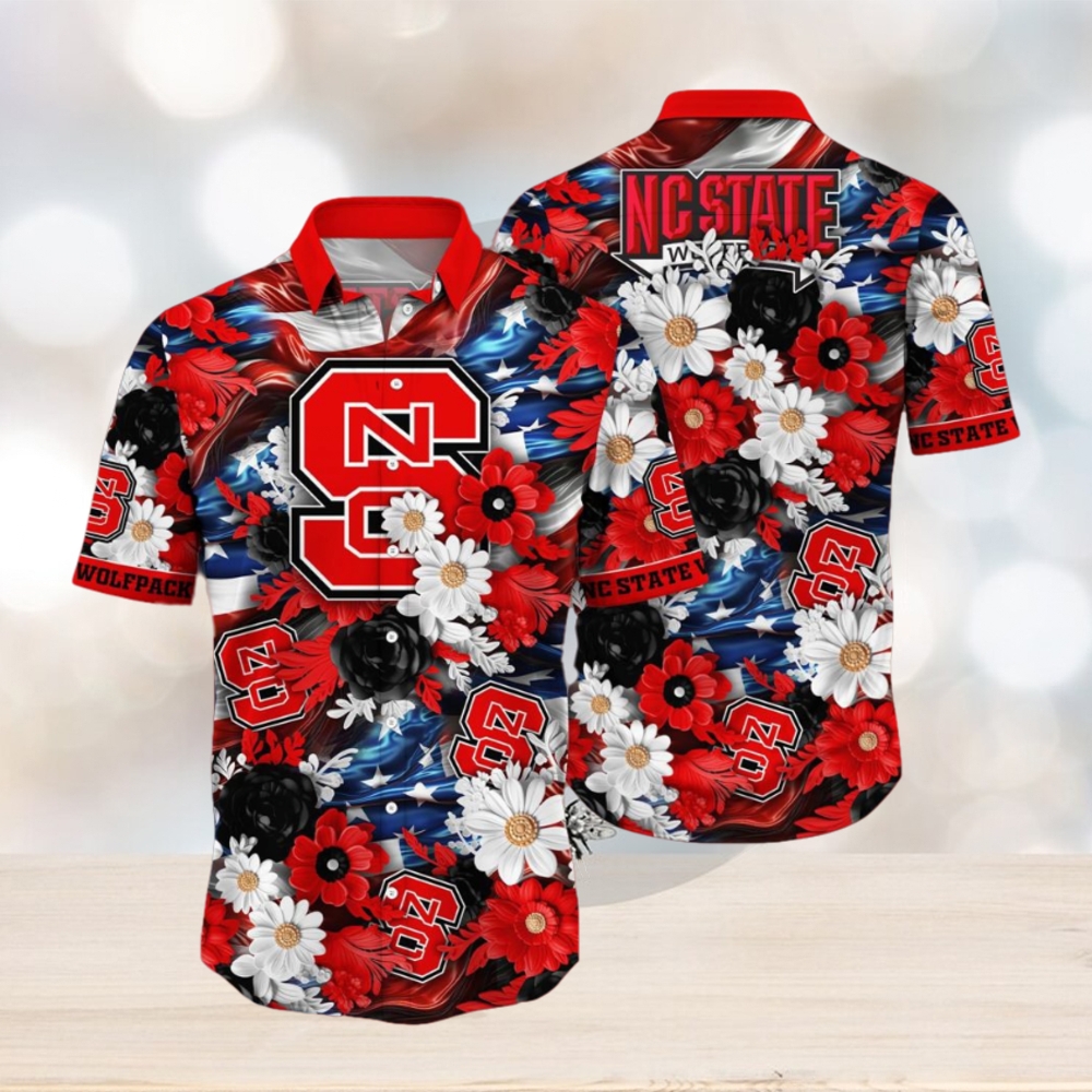 NC State Wolfpack NCAA3 Hawaii Shirt Independence Day NC State Wolfpack NCAA3 Hawaii Shirt Independence Day