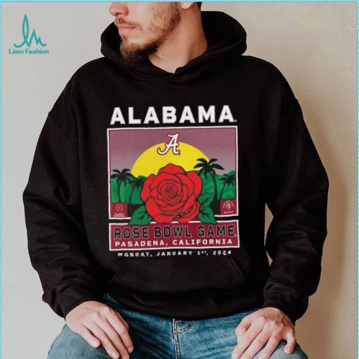 NCAA Alabama Crimson Tide 2024 Rose Bowl Game T Shirt
