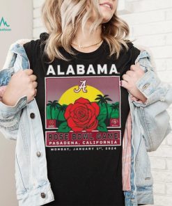 NCAA Alabama Crimson Tide 2024 Rose Bowl Game T Shirt