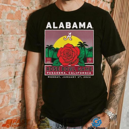 NCAA Alabama Crimson Tide 2024 Rose Bowl Game T Shirt