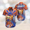 Carolina Panthers Baby Yoda Name Personalized Short Sleeve Tropical Hawaiian Shirt