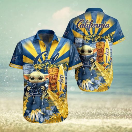 NCAA California Golden Bears Baby Yoda Hawaiian Shirt