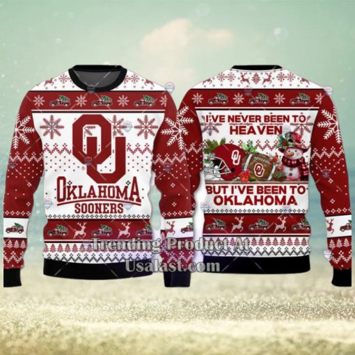 NCAA Oklahoma Sooners I’ve Been To Oklahoma Ugly Christmas Sweater